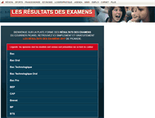 Tablet Screenshot of examens.courrier-picard.fr