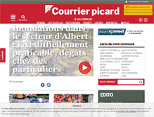 Tablet Screenshot of courrier-picard.fr